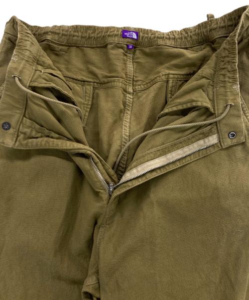 THE NORTHFACE PURPLELABEL（ザ・ノースフェイス パープルレーベル）THE NORTHFACE PURPLELABEL (ザ・ノースフェイス パープルレーベル) Uncut Corduroy Wide Tapered Field Pants カーキ サイズ:34の古着・服飾アイテム
