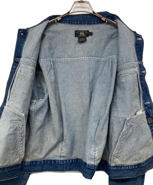RRL（ダブルアールエル）RRL (ダブルアールエル) デニムジャケット ブルー サイズ:Lの古着・服飾アイテム