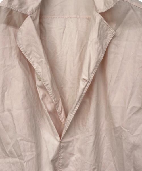 AURALEE（オーラリー）AURALEE (オーラリー) WASHED FINX TWILL P／O SHIRTS/ウォッシュドフィンクスツイルプルオーバーシャツ ピンク サイズ:4の古着・服飾アイテム