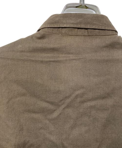 PRONTO UOMO（プロントウォモ）PRONTO UOMO (プロントウォモ) ロングスリーブシャツ ブラウン サイズ:Lの古着・服飾アイテム