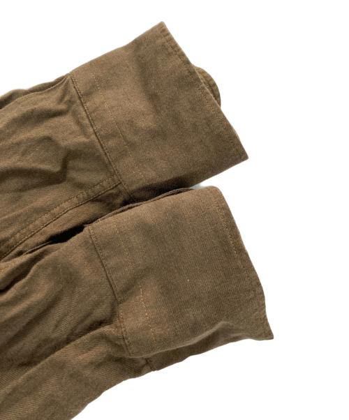 PRONTO UOMO（プロントウォモ）PRONTO UOMO (プロントウォモ) ロングスリーブシャツ ブラウン サイズ:Lの古着・服飾アイテム