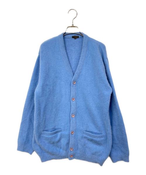 cashmere collection（カシミアコレクション）cashmere collection (カシミアコレクション) ニットカーディガン ブルー サイズ:Mの古着・服飾アイテム