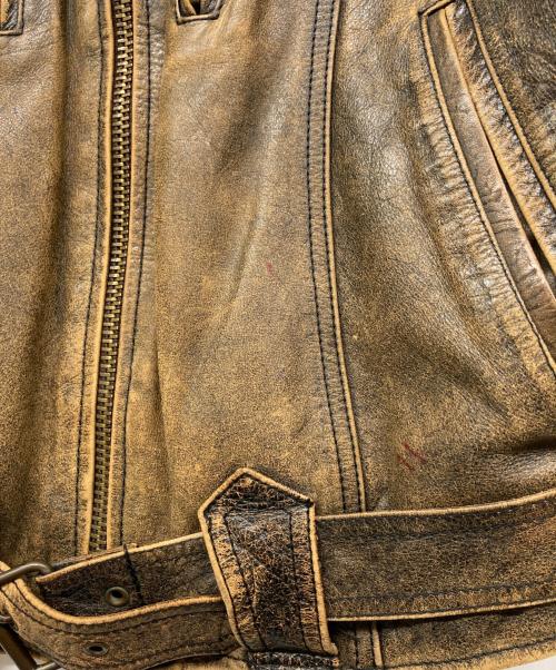 EDWIN（エドウィン）EDWIN (エドウィン) アンティークレザージャケット ブラウン サイズ:Mの古着・服飾アイテム