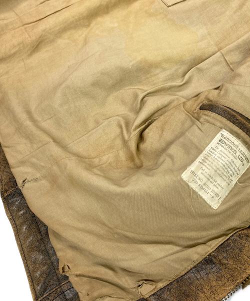 EDWIN（エドウィン）EDWIN (エドウィン) アンティークレザージャケット ブラウン サイズ:Mの古着・服飾アイテム