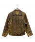 EDWIN（エドウィン）の古着「アンティークレザージャケット」｜ブラウン