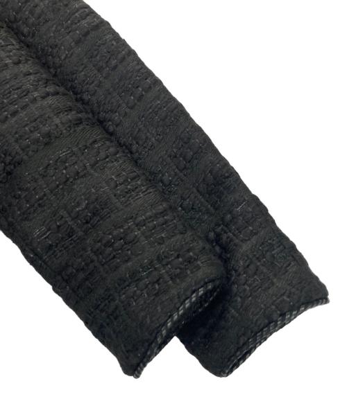 DES PRES（デ プレ）DES PRES (デ プレ) シックツイード クルーネックジャケット ブラック サイズ:Fの古着・服飾アイテム