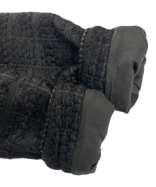 DES PRES（デ プレ）DES PRES (デ プレ) シックツイード クルーネックジャケット ブラック サイズ:Fの古着・服飾アイテム