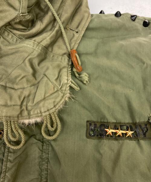US ARMY（ユーエスアーミー）US ARMY (ユーエスアーミー) M-65ライナー・パーカー付フィッシュテールコート カーキ サイズ:R-Mの古着・服飾アイテム