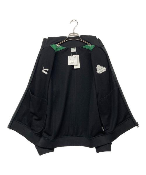 X-LARGE（エクストララージ）X-LARGE (エクストララージ) PUMA (プーマ) T7 トラックジャケット ブラック×グリーン サイズ:Lの古着・服飾アイテム