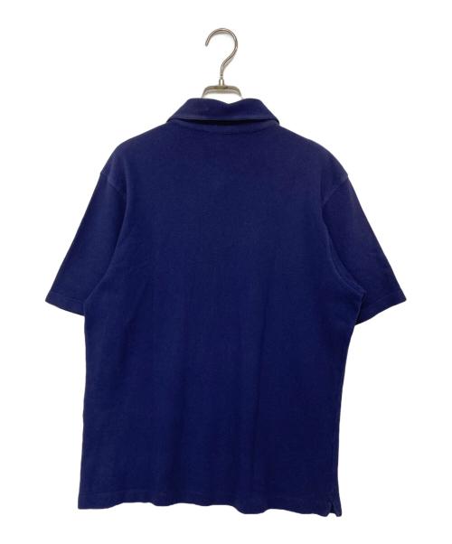 Cruciani（クルチアーニ）Cruciani (クルチアーニ) 鹿の子ポロシャツ ネイビー サイズ:52の古着・服飾アイテム