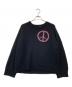 BED J.W. FORD（ベッドフォード）の古着「Peace Symbol Knit」｜ブラック