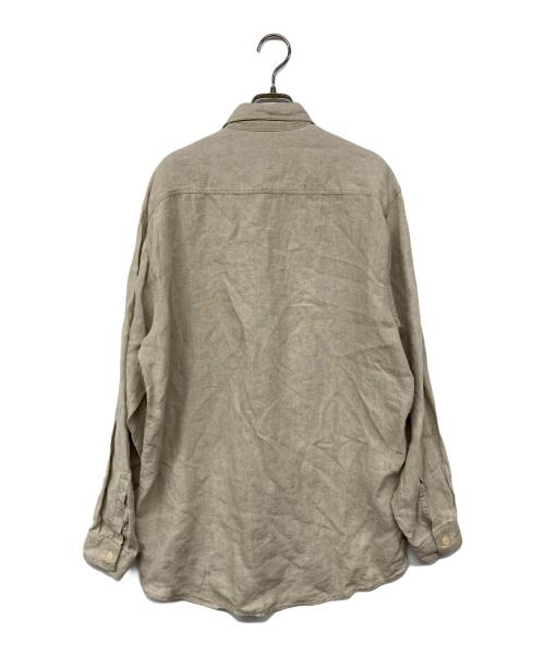ARMANI JEANS（アルマーニジーンズ）ARMANI JEANS (アルマーニジーンズ) リネンシャツ ベージュ サイズ:XSの古着・服飾アイテム