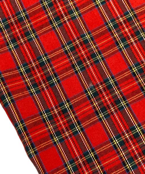 HAGGAR（ハガー）HAGGAR (ハガー) タータンチェックパンツ レッド サイズ:不明の古着・服飾アイテム