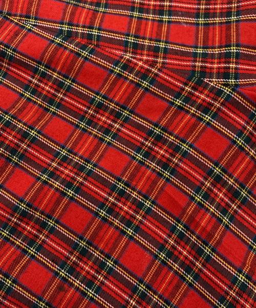 HAGGAR（ハガー）HAGGAR (ハガー) タータンチェックパンツ レッド サイズ:不明の古着・服飾アイテム