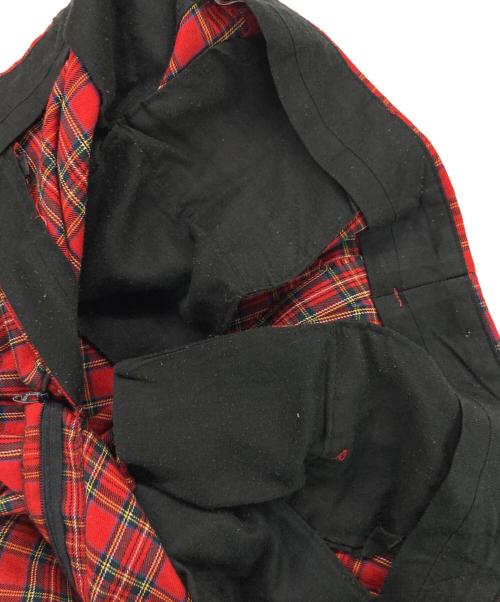 HAGGAR（ハガー）HAGGAR (ハガー) タータンチェックパンツ レッド サイズ:不明の古着・服飾アイテム