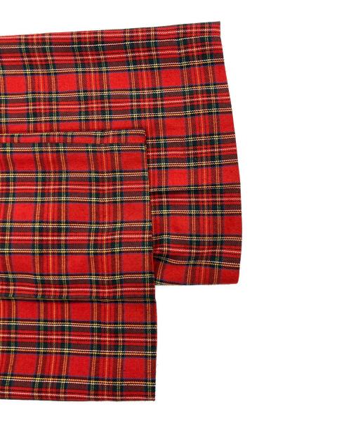 HAGGAR（ハガー）HAGGAR (ハガー) タータンチェックパンツ レッド サイズ:不明の古着・服飾アイテム