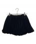 the Barnnet (ザ バーネット) Velvet Puffball Mini Skirt ブラック サイズ:記載なし：6000円
