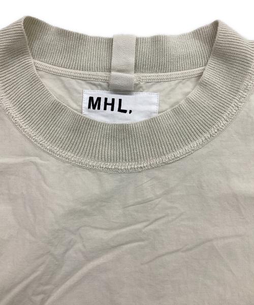 MHL（エムエイチエル）MHL (エムエイチエル) リネンノースリーブカットソー ベージュ サイズ:1の古着・服飾アイテム