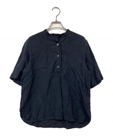 新品未使用タグ付】【MARGARETHOWELL】 半袖シャツ ブラック MARGARET