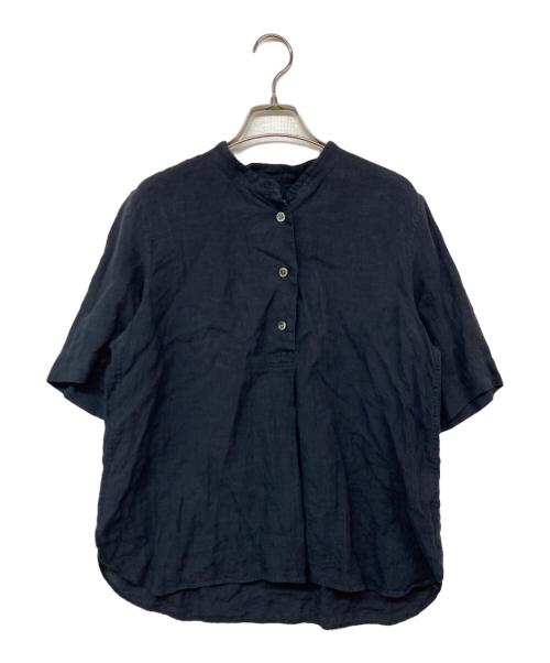 MARGARET HOWELL（マーガレットハウエル）MARGARET HOWELL (マーガレットハウエル) 半袖シャツブラウス ブラック サイズ:1の古着・服飾アイテム