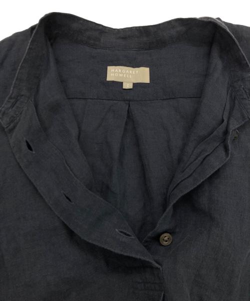 MARGARET HOWELL（マーガレットハウエル）MARGARET HOWELL (マーガレットハウエル) 半袖シャツブラウス ブラック サイズ:1の古着・服飾アイテム