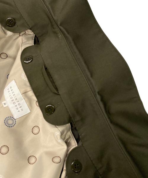 MACKINTOSH PHILOSOPHY（マッキントッシュ フィロソフィー）MACKINTOSH PHILOSOPHY (マッキントッシュ フィロソフィー) ライナー付ステンカラーコート オリーブ サイズ:40の古着・服飾アイテム