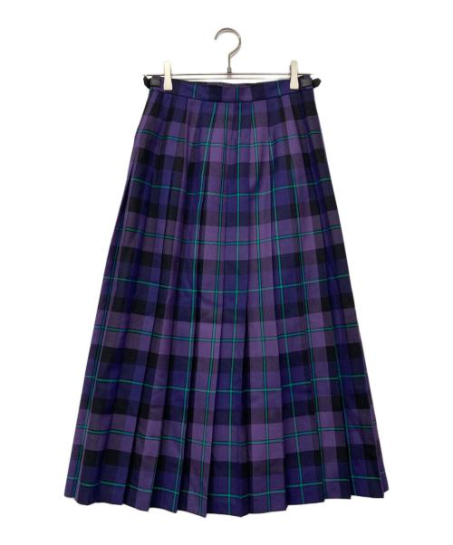 O'NEIL OF DUBLIN（オニールオブダブリン）O'NEIL OF DUBLIN (オニールオブダブリン) クラシックロングキルトエクストラベルト パープル サイズ:10 未使用品の古着・服飾アイテム