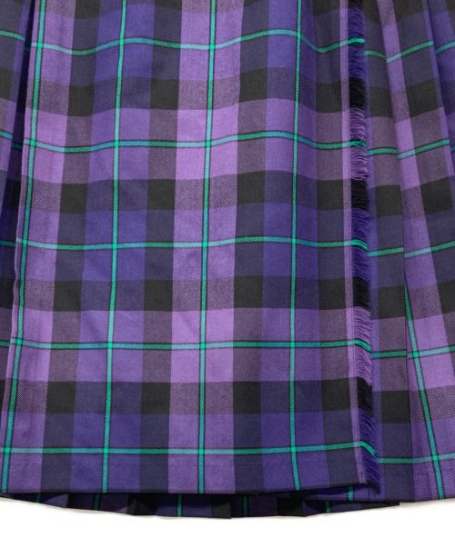 O'NEIL OF DUBLIN（オニールオブダブリン）O'NEIL OF DUBLIN (オニールオブダブリン) クラシックロングキルトエクストラベルト パープル サイズ:10 未使用品の古着・服飾アイテム