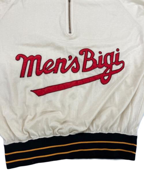 MEN'S BIGI（メンズビギ）MEN'S BIGI (メンズビギ) ハーフジッププルオーバー ベージュ サイズ:記載なしの古着・服飾アイテム