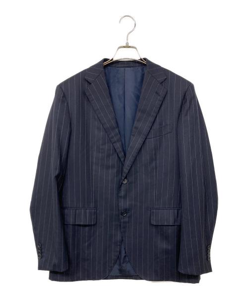 UNITED ARROWS TOKYO（ユナイテッドアローズトウキョウ）UNITED ARROWS TOKYO (ユナイテッドアローズトウキョウ) UA TAS ストライプ2Bスーツ/セットアップスーツ ネイビー サイズ:48の古着・服飾アイテム