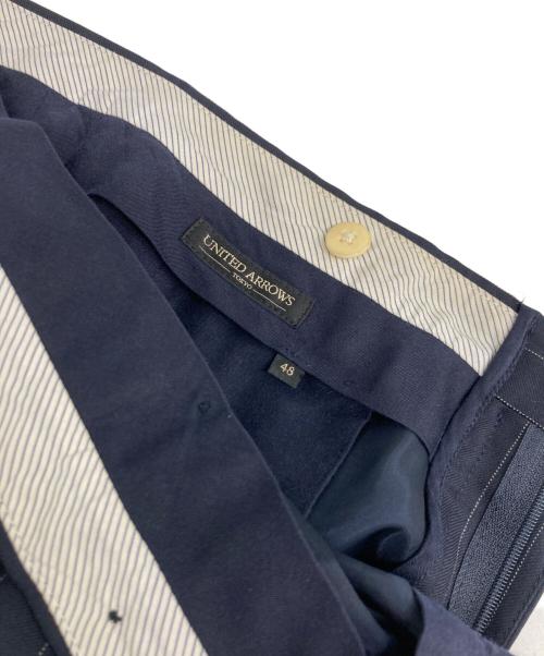 UNITED ARROWS TOKYO（ユナイテッドアローズトウキョウ）UNITED ARROWS TOKYO (ユナイテッドアローズトウキョウ) UA TAS ストライプ2Bスーツ/セットアップスーツ ネイビー サイズ:48の古着・服飾アイテム