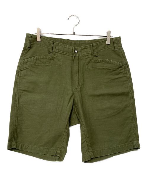 TENDERLOIN（テンダーロイン）TENDERLOIN (テンダーロイン) BDP SHORTS カーキ サイズ:SMALLの古着・服飾アイテム