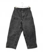 USEDユーズド）の古着「ヴィンテージダブルニーパンツ」｜グレー