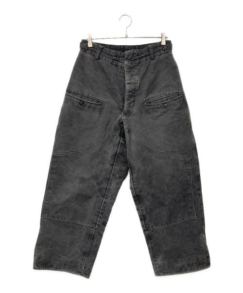 USED（ユーズド）USED (ユーズド) ヴィンテージダブルニーパンツ グレー サイズ:記載なしの古着・服飾アイテム