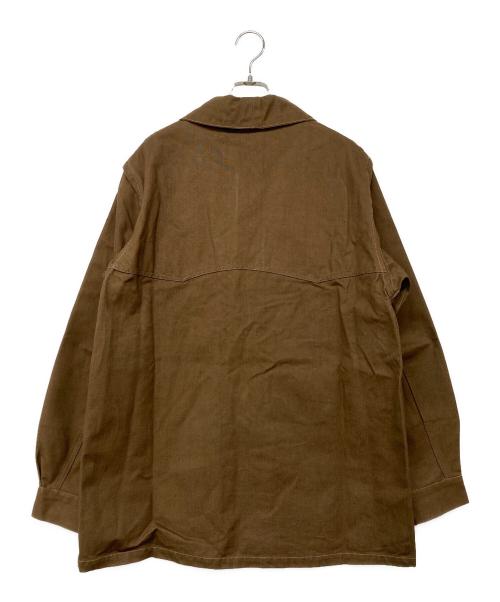USED（ユーズド）USED (ユーズド) レイルロードジャケット ブラウン サイズ:記載なしの古着・服飾アイテム