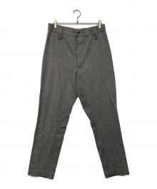 USED（ユーズド）の古着「黒シャンヴィンテージパンツ」｜グレー
