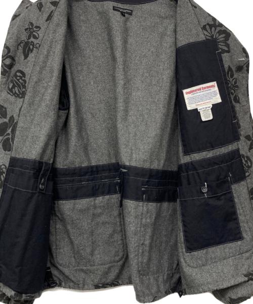 Engineered Garments（エンジニアドガーメンツ）Engineered Garments (エンジニアド ガーメンツ) アロハ柄ウールジャケット グレー サイズ:Mの古着・服飾アイテム