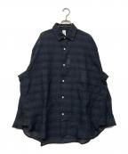 Niche.ニッチ）の古着「Crazy Lace Over Shirts」｜ブラック