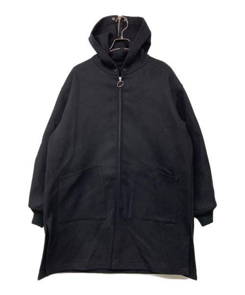 COMOLI（コモリ）COMOLI (コモリ) メルトン フーデッドコート ネイビー サイズ:3 未使用品の古着・服飾アイテム