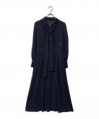 ANAYIアナイ）の古着「ボウタイワンピース」｜ブラック