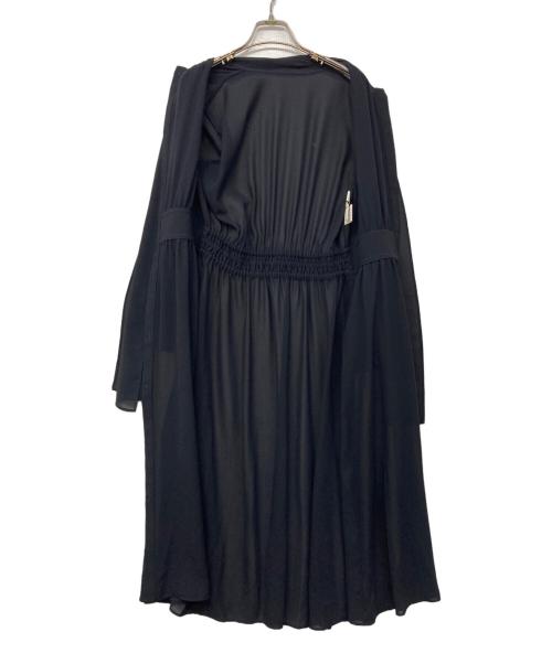 ANAYI（アナイ）ANAYI (アナイ) ボウタイワンピース ブラック サイズ:38の古着・服飾アイテム