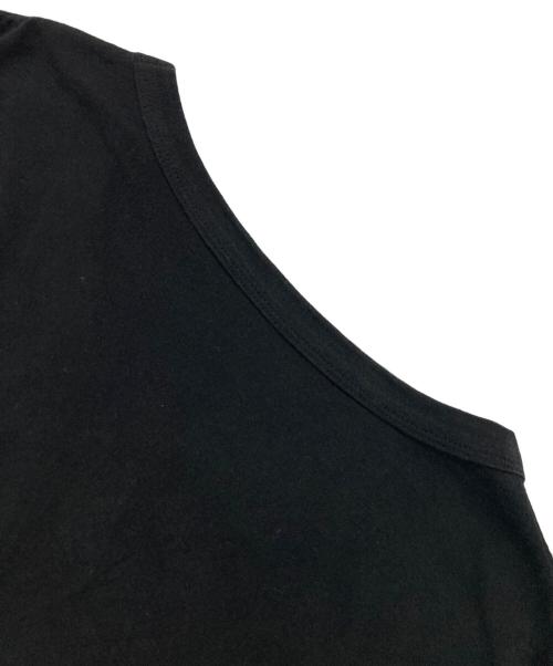 GROUND Y（グラウンドワイ）GROUND Y (グラウンドワイ) 30/- COTTON JERSEY JUMBO ROUNDED HEM LONG SLEEVE T-SHIRT ブラック サイズ:3の古着・服飾アイテム
