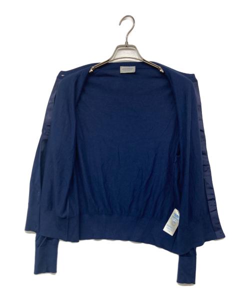 JOHN SMEDLEY（ジョンスメドレー）JOHN SMEDLEY (ジョンスメドレー) ニットカーディガン ネイビー サイズ:Mの古着・服飾アイテム