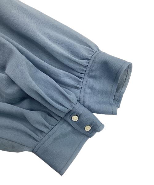 MIESROHE（ミースロエ）MIESROHE (ミースロエ) シアーブラウス スカイブルー サイズ:Ｆの古着・服飾アイテム