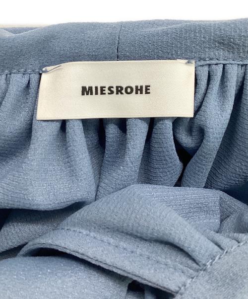 MIESROHE（ミースロエ）MIESROHE (ミースロエ) シアーブラウス スカイブルー サイズ:Ｆの古着・服飾アイテム
