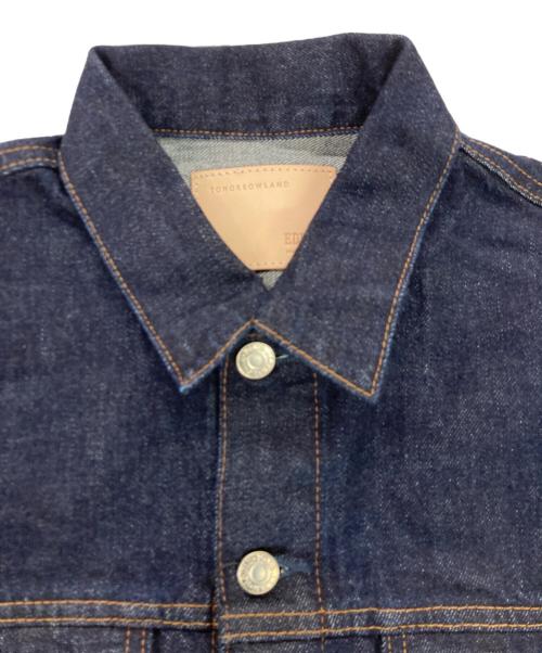 EDWIN（エドウィン）EDWIN (エドウィン) EDWIN ONE WASHED デニムジャケット ワンウォッシュトラッカージャケット インディゴ サイズ:M 未使用品の古着・服飾アイテム