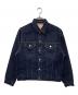 EDWIN（エドウィン）の古着「EDWIN ONE WASHED デニムジャケット ワンウォッシュトラッカージャケット」｜インディゴ