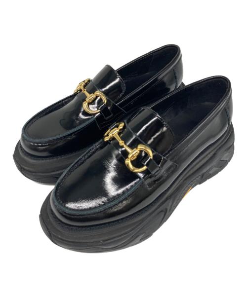 RAY BEAMS（レイ ビームス）RAY BEAMS (レイ ビームス) ボリュームソールローファー ブラック サイズ:23.5の古着・服飾アイテム