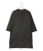 plantationプランテーション）の古着「リバーシブルライトダウンコート」｜ブラック