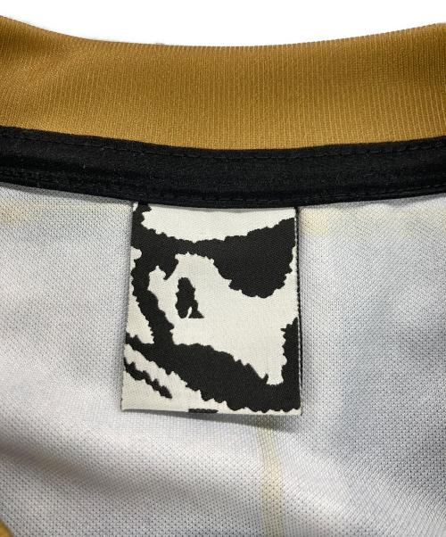 GR10K（ジーアールテンケー）GR10K (ジーアールテンケー) SPORT SUBLIMATED L/S T-SHIRT/カットソー イエロー×グレー サイズ:Lの古着・服飾アイテム